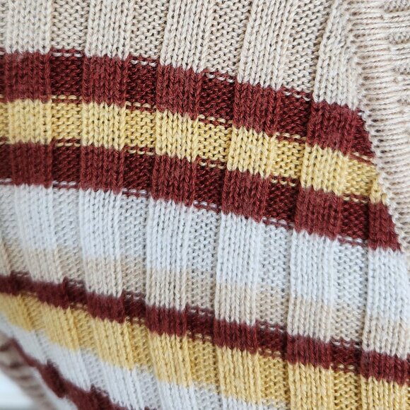 NWOT Naadam Striped Silk & Cashmere ribbed Cardigan Sz S - Picture 8 of 12